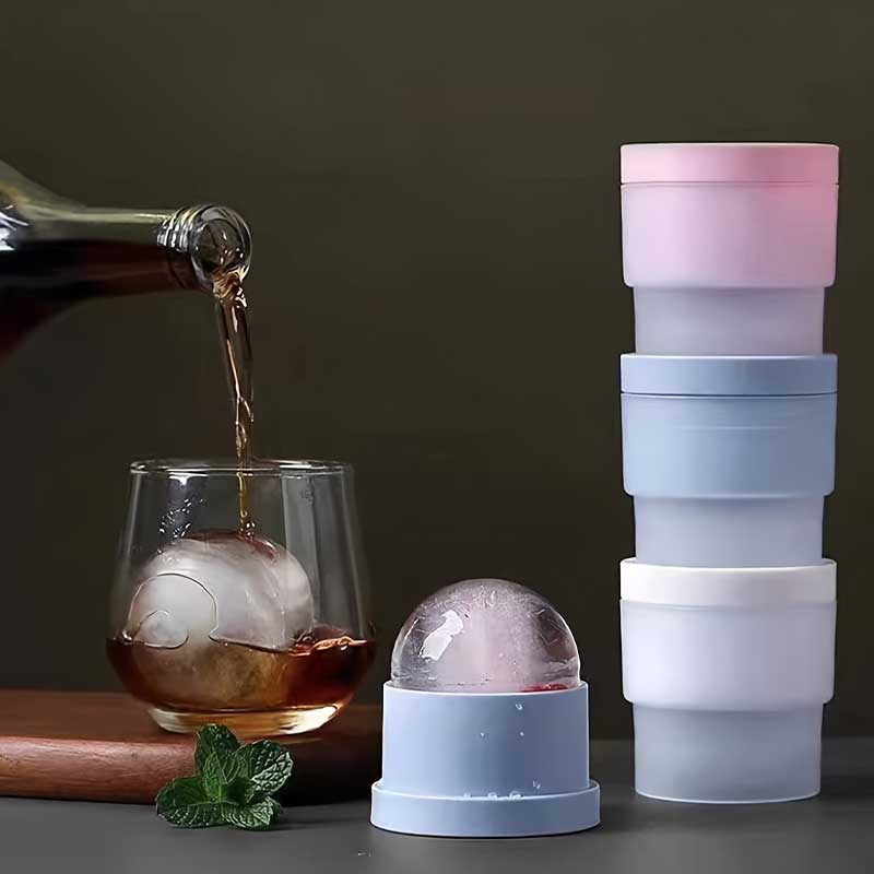 Ice Mold Sphere - 3-delige ijsbolletjesmaker, ronde ijsblokjesvorm geschikt voor