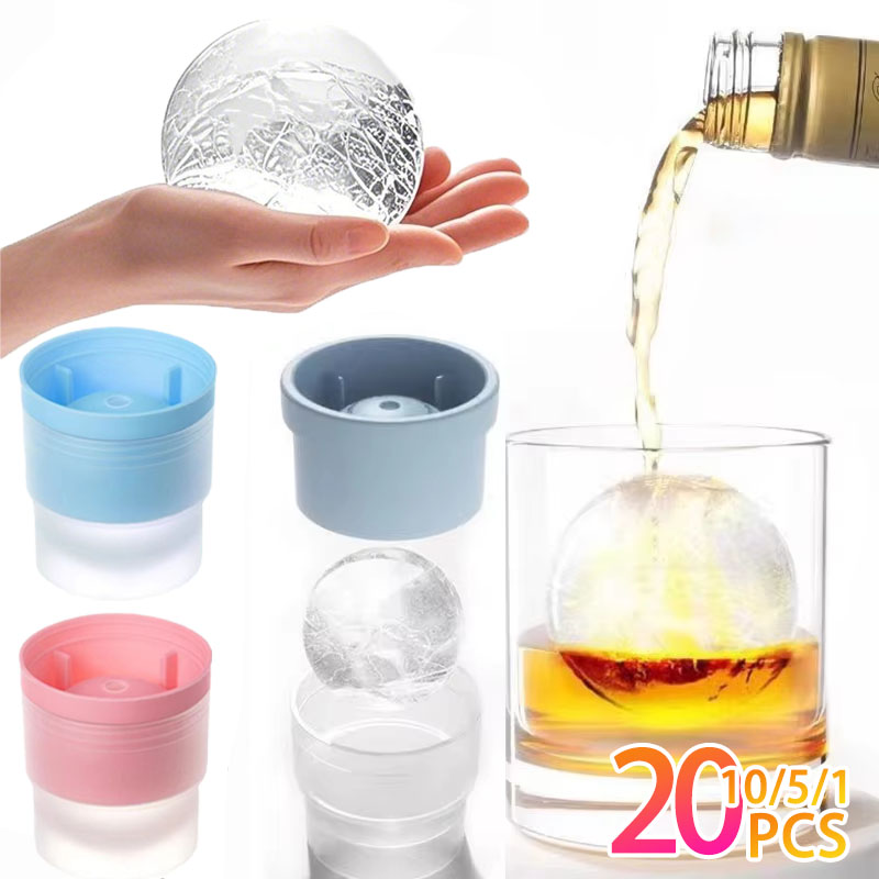 Ice Mold Sphere - 1-20 STKS Grote Ijsbal Maker Multifunctionele