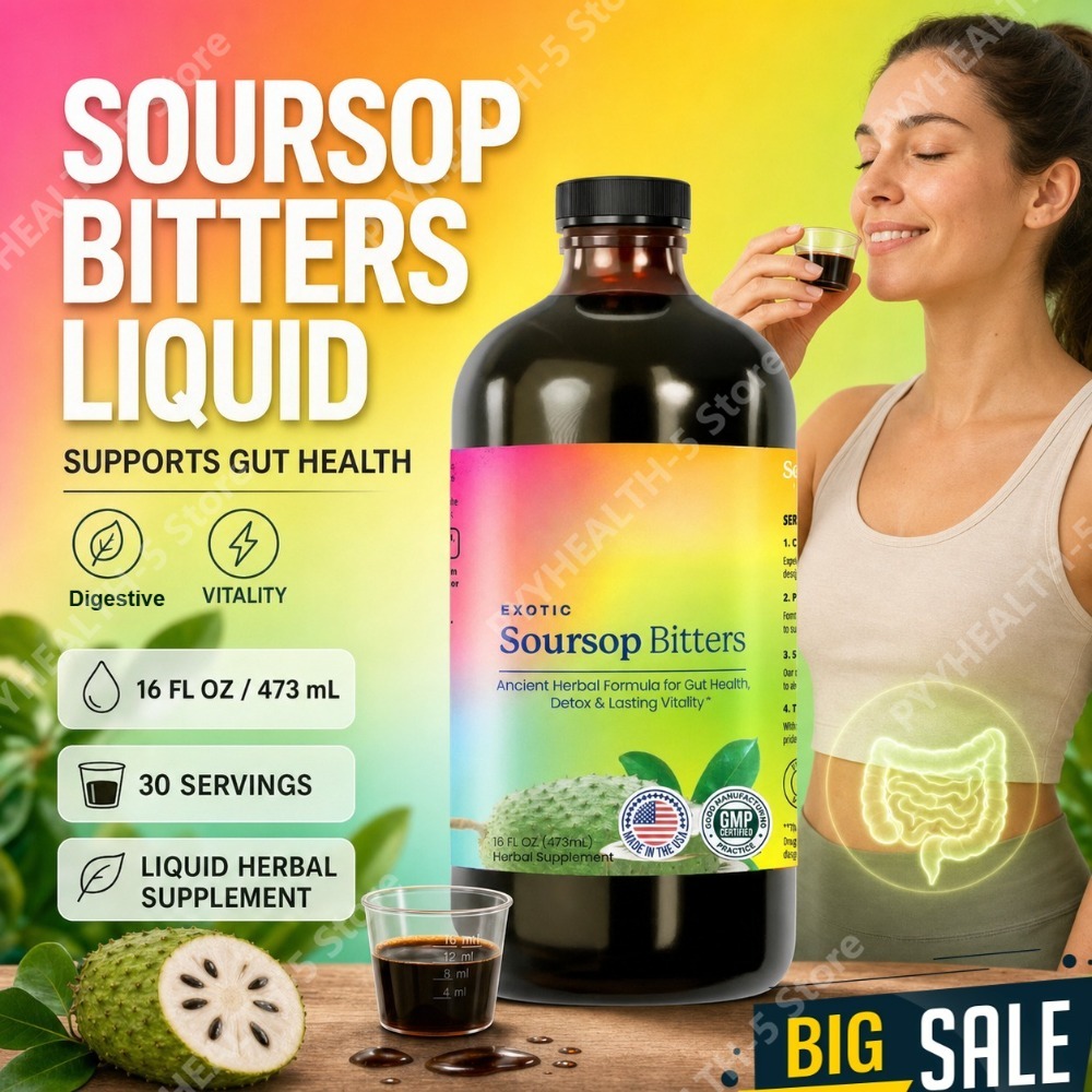 Bitters Bottle Set - Kruidenzuurzakbitter vloeibare supplement, Zwarte Zaad Moringa