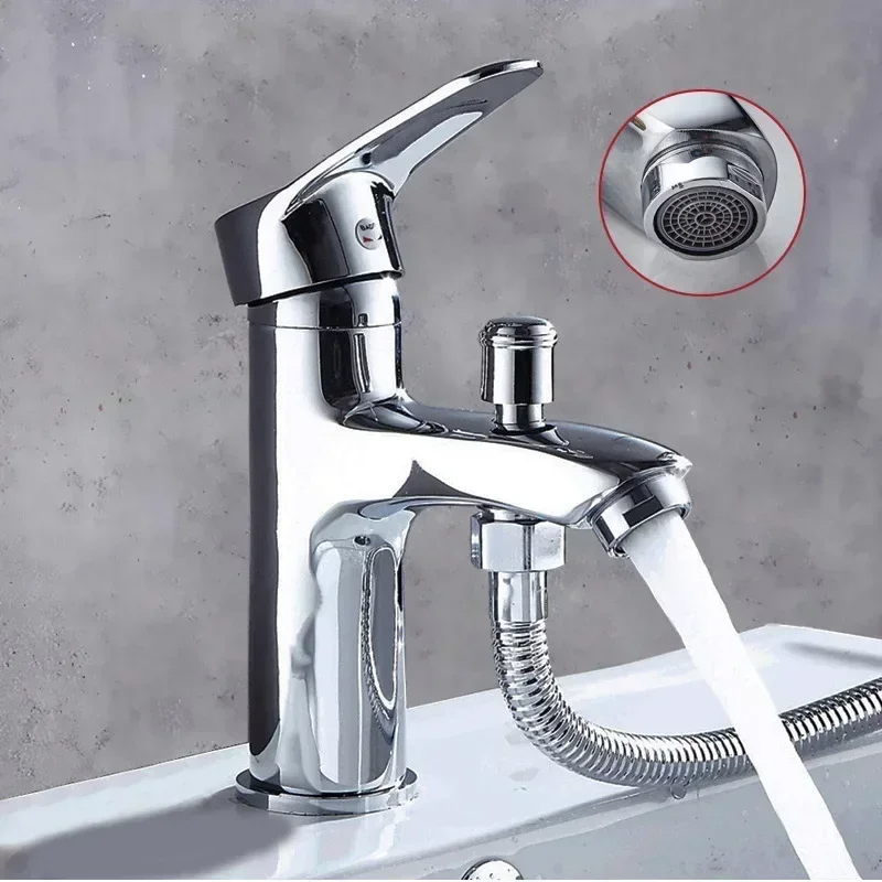Home Bar Sink - Badkamer douchekraan, enkelgats wastafelkraan met doucheaccessoires,