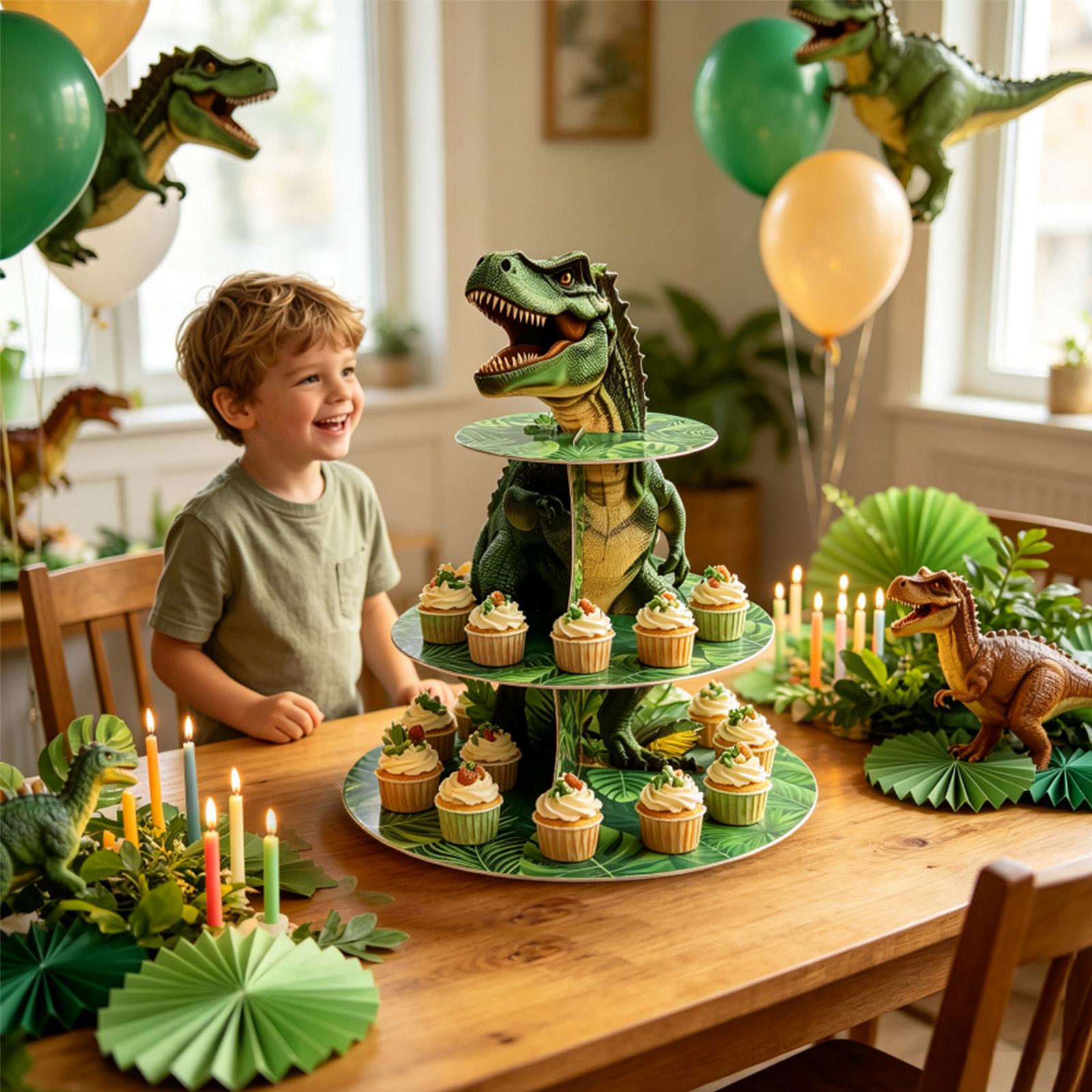 Cupcake Stand 3 Laags Dinosaur - Home Bar Shelf recensie en prijs