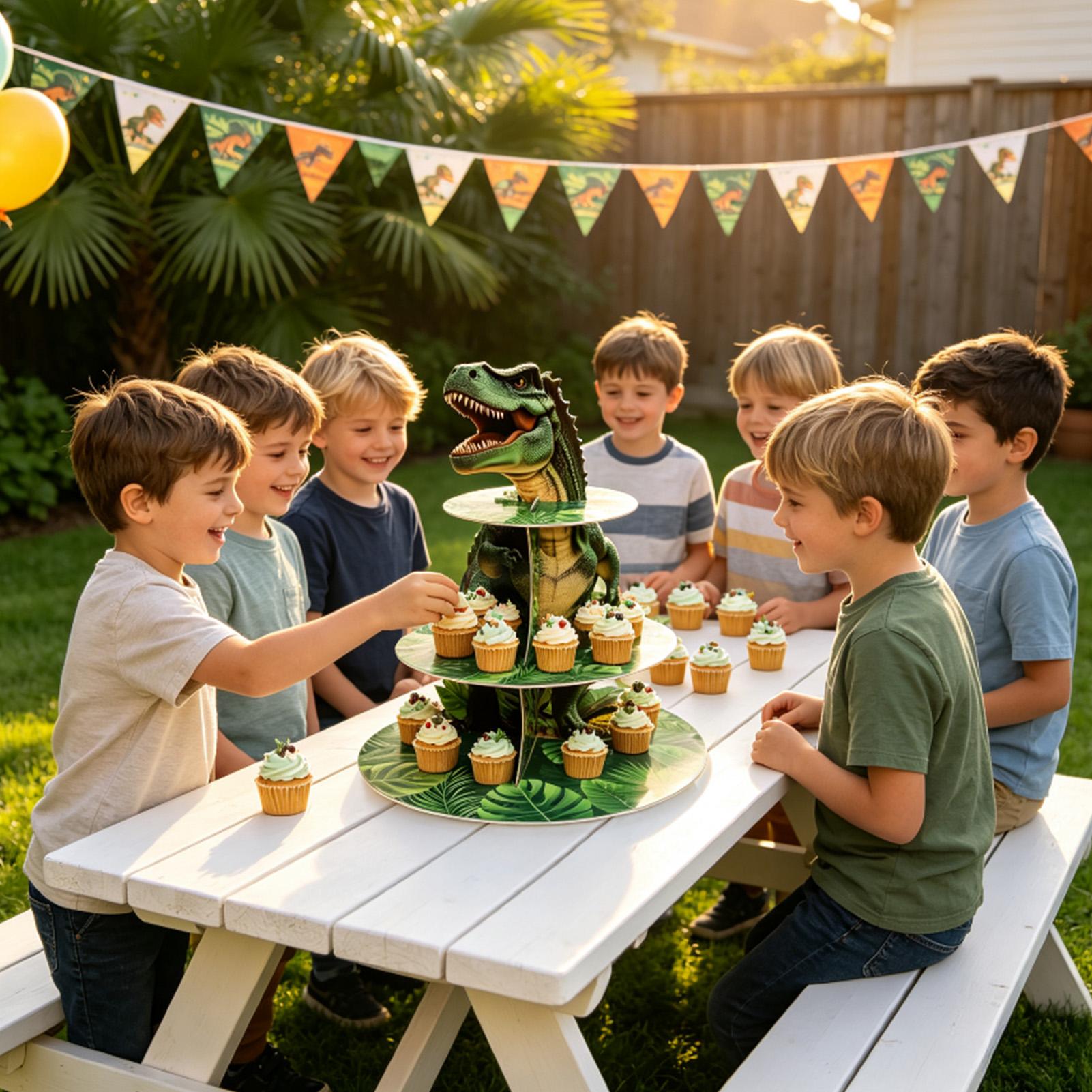 Cupcake Stand 3 Laags Dinosaur - Home Bar Shelf recensie en prijs
