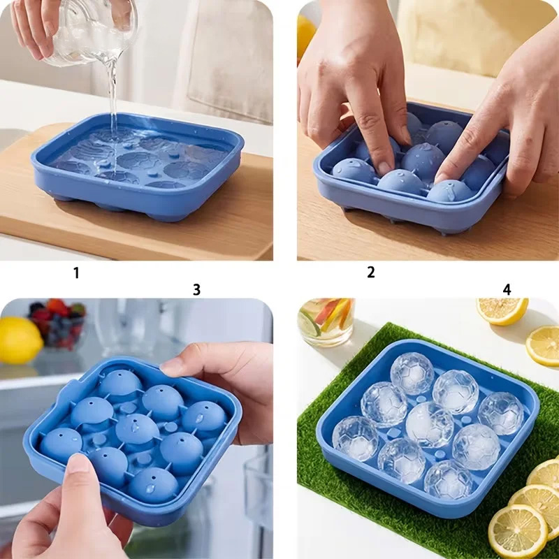 9-gaats siliconen voetbal-/ijs - Ice Mold Sphere recensie en prijs