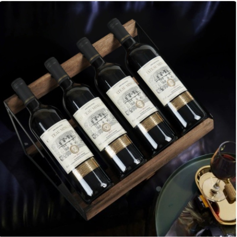 Houten wijnrek voor thuisbar,  - Home Bar Shelf recensie en prijs