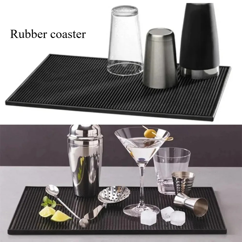 Rubberen barmat, onderzetters, - Bar Mat Rubber recensie en prijs