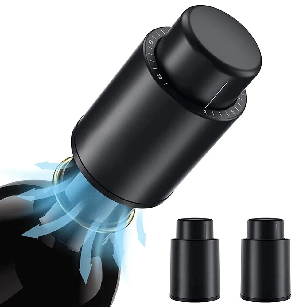 Push-type vacuüm wijnbewaarkor - Wine Preservation Pump recensie en prijs