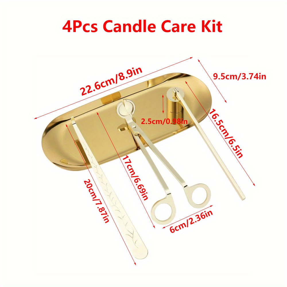 4 stks/set Luxe Kaars Care Kit - Home Barber recensie en prijs