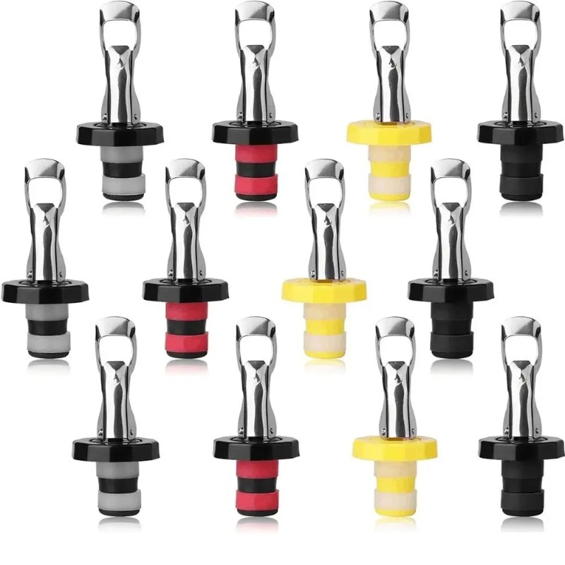 1/12 Stuks Vacuüm Flessenstopp - Wine Preservation Pump recensie en prijs