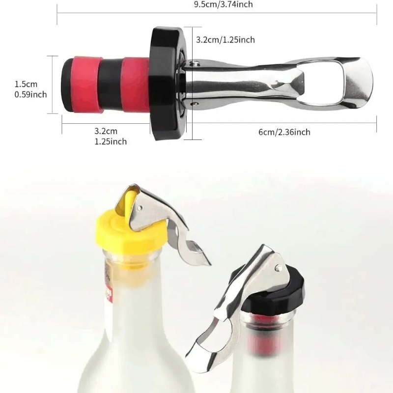1/12 Stuks Vacuüm Flessenstopp - Wine Preservation Pump recensie en prijs