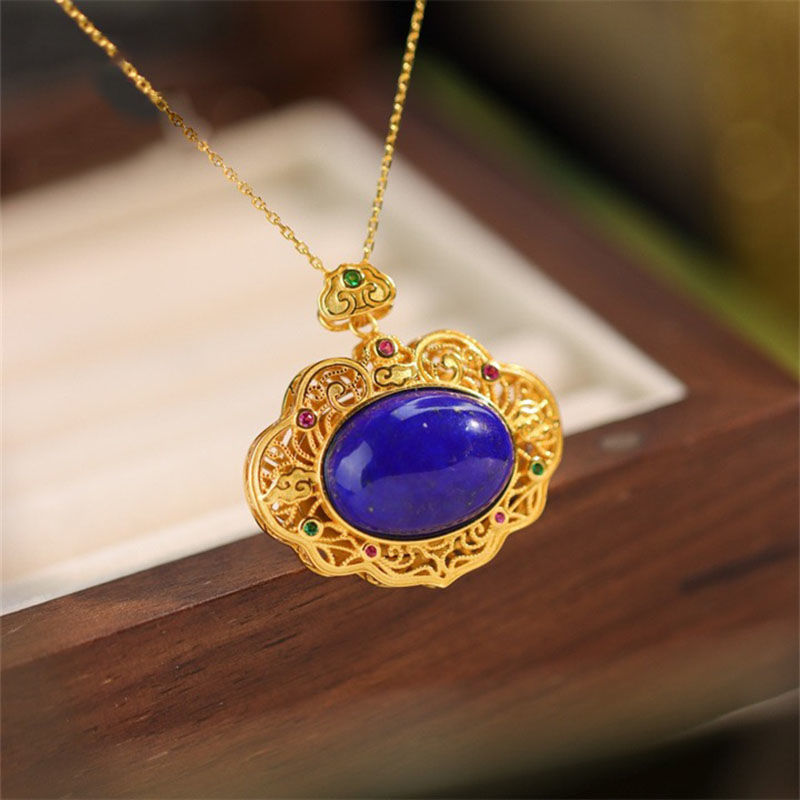 Klassieke Lapis Lazuli Ketting - Bar Cart Gold recensie en prijs