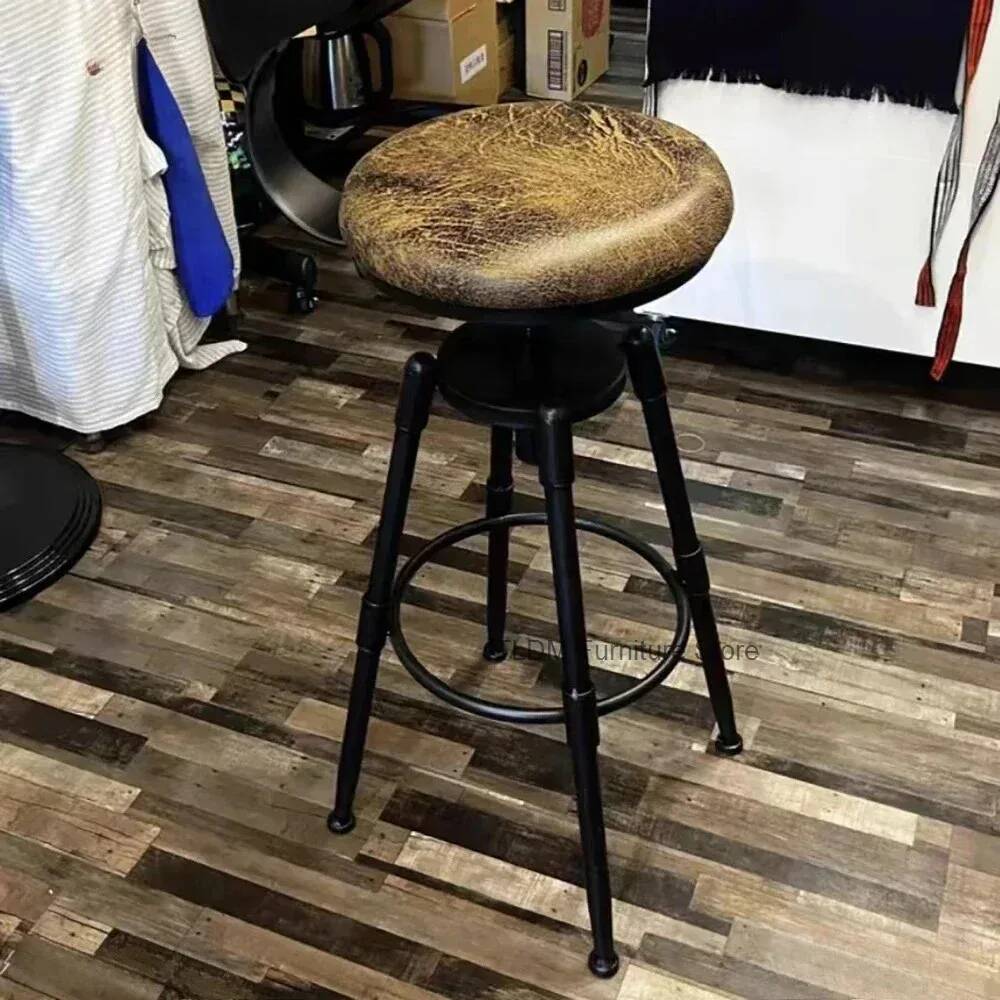Retro ijzeren barstoel, draaib - Home Bar Seating recensie en prijs