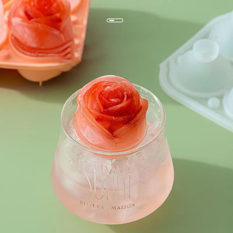 3D Rose Ice Mallen 4 Gaten Ijs - Ice Mold Sphere recensie en prijs