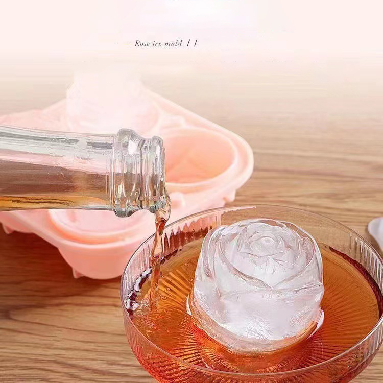 3D Rose Ice Mallen 4 Gaten Ijs - Ice Mold Sphere recensie en prijs