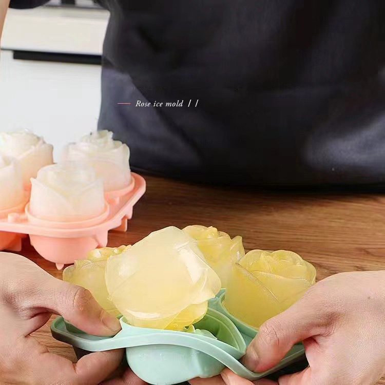 3D Rose Ice Mallen 4 Gaten Ijs - Ice Mold Sphere recensie en prijs