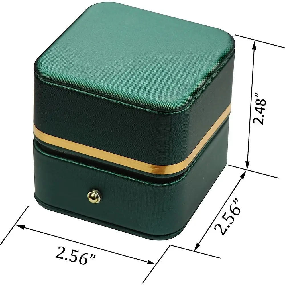 Mode PU lederen vierkante ring - Bar Cart Gold recensie en prijs