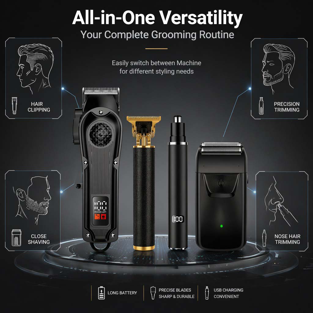 4-in-1 Heren Haarklipperset me - Home Barber recensie en prijs