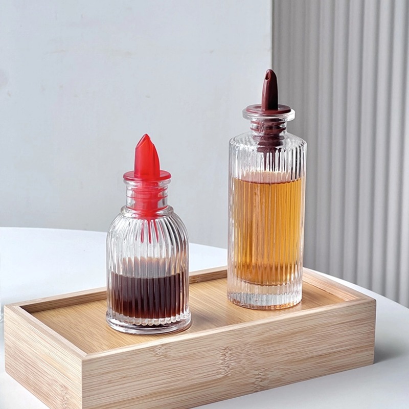 Glazen Saus Fles Reliëf Bitter - Bitters Bottle Set recensie en prijs