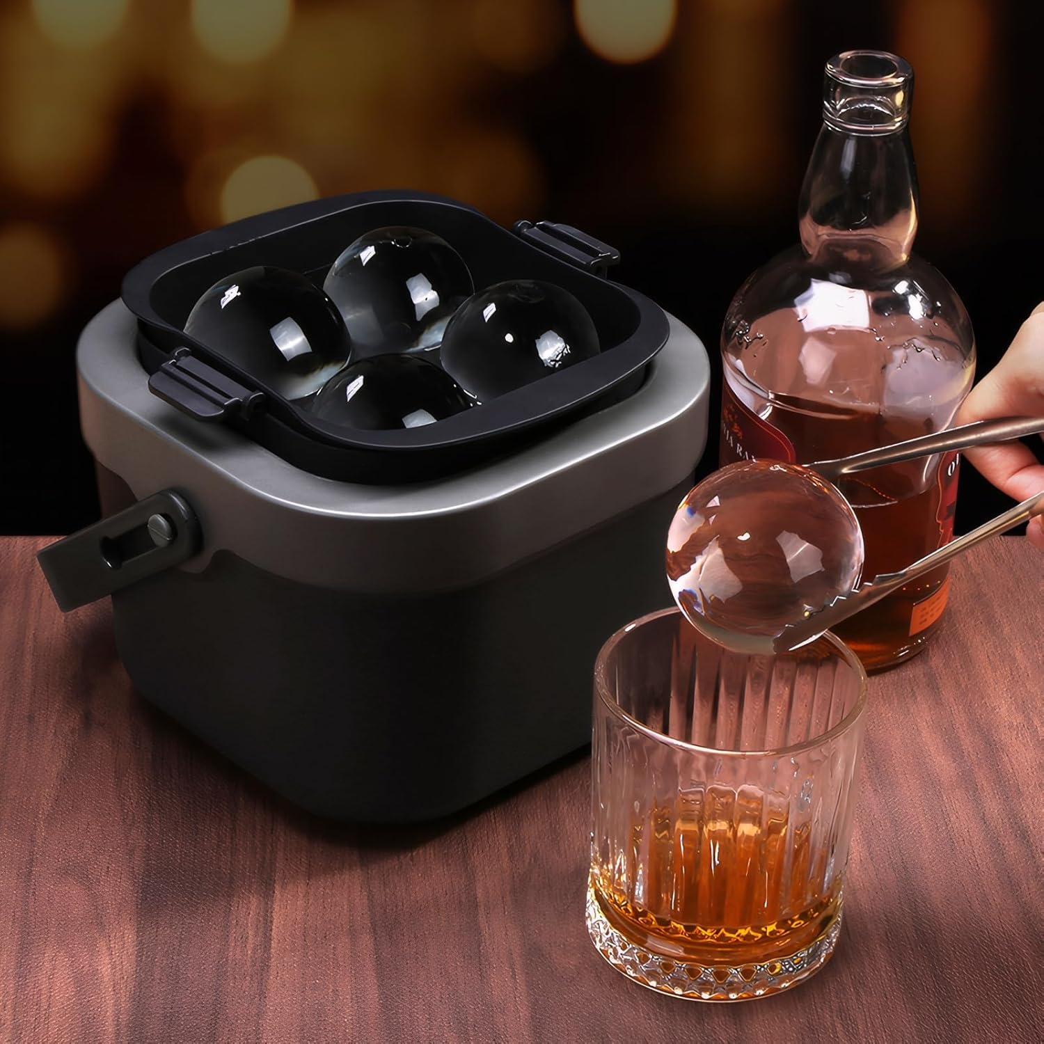 Kristalheldere ijsbalmaker, 4  - Ice Mold Sphere recensie en prijs