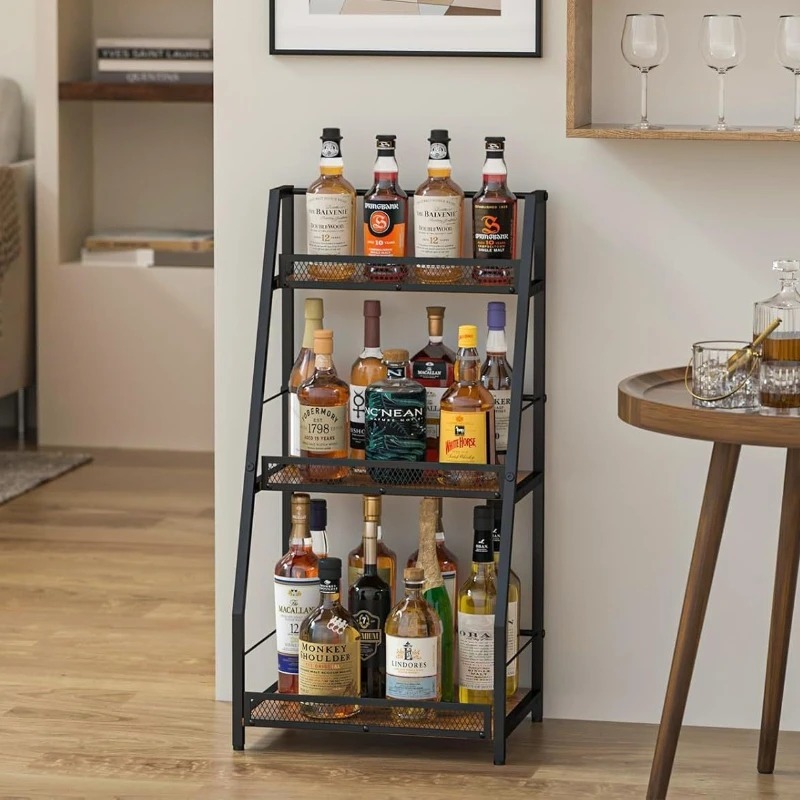 3-laags wijnrek met trapvormig - Home Bar Shelf recensie en prijs