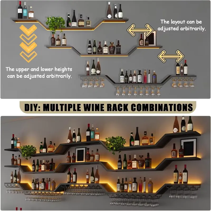 70,8 inch LED wandgemonteerde  - Home Bar Shelf recensie en prijs