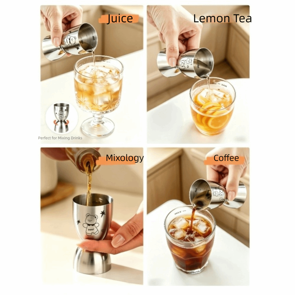 30/60ML RVS Jigger met Schaal  - Jigger Double Sided recensie en prijs