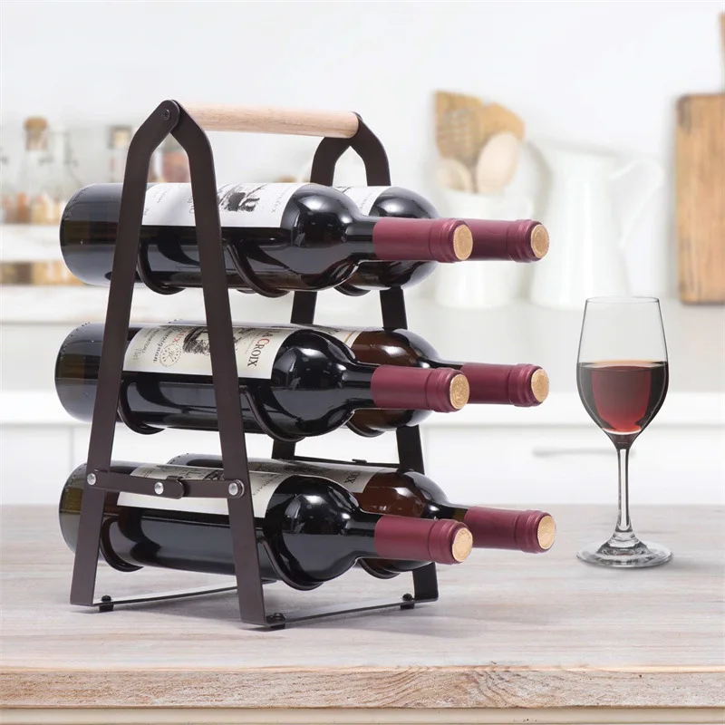 6 Flessen IJzeren Inklapbare O - Home Bar Shelf recensie en prijs