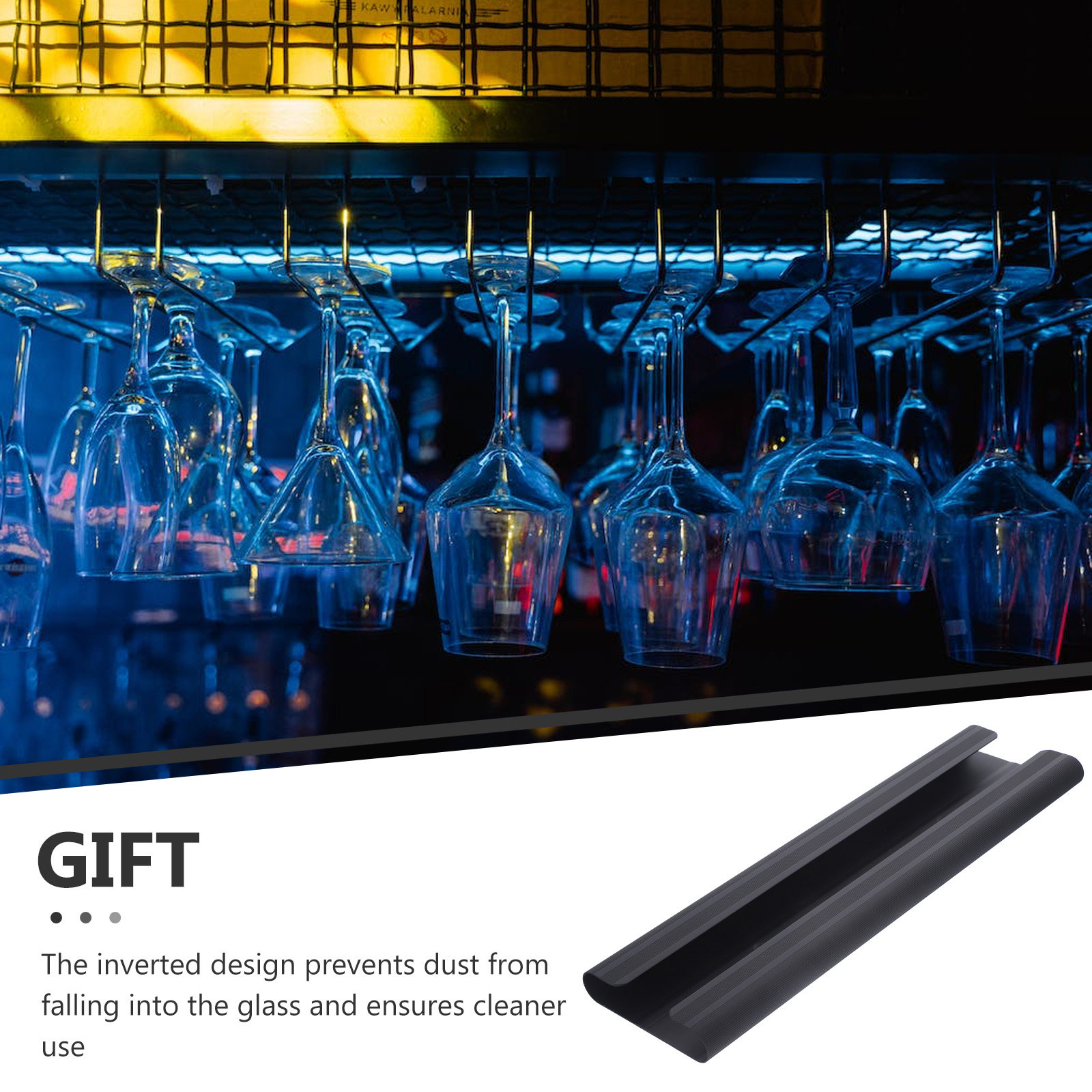 RVS wijnglazenhouder onder de  - Home Bar Shelf recensie en prijs