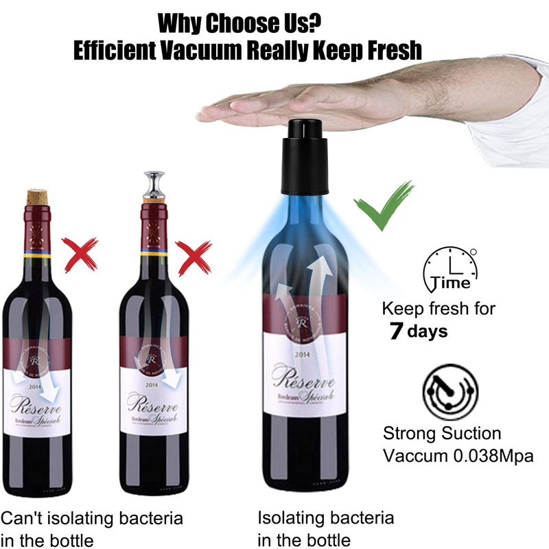 LMETJMA Wijnflessenstoppers He - Wine Preservation Pump recensie en prijs
